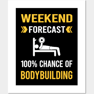 Weekend Forecast Bodybuilding Bodybuilder Posters and Art